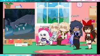 fontaine react to traveler || male MC || aether || part 1/2 @hanahaki_4057