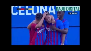 PRE SEASON HIGHLIGHTS   Barcelona 4  0 Gimnastic Tarragona