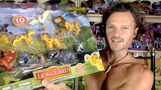 THE LION GUARD PRIDE LANDS DELUXE FIGURE SET 10 PACK UNBOXING & REVIEW