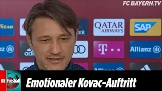 „Es ist schwierig, Mensch zu bleiben“ | Emotionale Pressekonferenz von Bayern-Trainer Niko Kovac