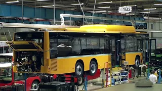 Производство автобусов MAN на заводе - как делают автобусы