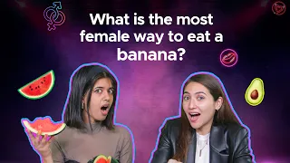 This is the Most Female Way to Eat a Banana | YouTube Shorts | Sejal Kumar | Sahiba Bali | Zomato