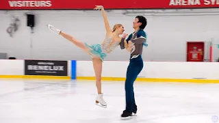 “Ocean Lullaby” 🐚🌊 Australian ice dancers Holly Harris and Jason Chan perform their 2024 Free Dance