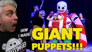 How I Made GIANT PUPPETS!!!