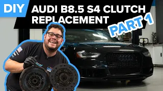 Audi S4 Clutch & Flywheel Replacement DIY (2010-2016 Audi B8 & B8.5 S4, 6-Speed) - Part 1