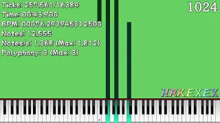 [Black MIDI] Song Of Just Repeating The Same Sounds But It's Recursive - 28.7 Mil