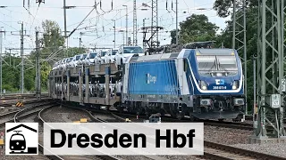 Bahnhofsbetrieb Dresden Hbf: IC, EC, ICE-T + Regional- und Güterverkehr