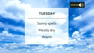 Monday evening forecast 25/05/2020