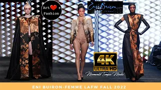 Fierce 4K Runway Fashion Show - Eni Buiron - FEMME - LAFW Fall 2022  - by Art Hearts Fashion