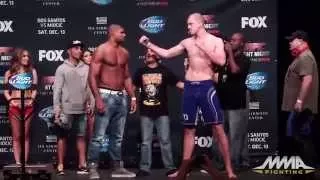 UFC on FOX 13 Weigh-Ins: Alistair Overeem vs. Stefan Struve