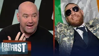 UFC President Dana White calls Conor McGregor's bus assault 'criminal' | FIRST THINGS FIRST