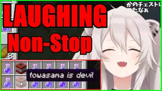 Botan Can't Stop Laughing At Towa's TNT Prank【Hololive | Eng Sub】