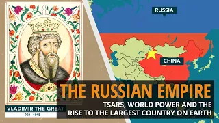 The Russian Empire - Animated History - Summary on a Map