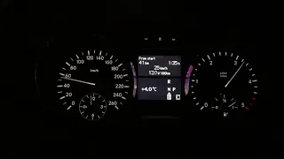 Acceleration 0-100km/h Mercedes Benz R Class 280 CDI 4matic