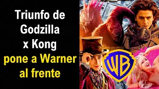 ¿Es Warner el líder actual? Éxito en Taquilla de Godzilla x Kong da mas poder a Warner como estudio.