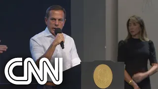 Doria renuncia ao governo de SP e diz que mantém pré-candidatura à Presidência | CNN 360°