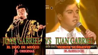 JUAN GABRIEL  VS  JUAN GABRIEL  ( EL ORIGINAL VS  EL IMITADOR )