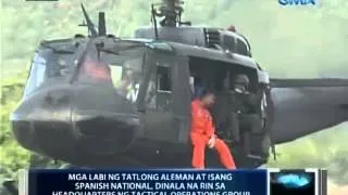 Saksi: Mga labi ng limang nasawi sa phreatic explosion ng Mayon Volcano, naibaba na mula sa bulkan