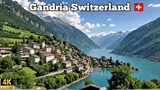 Gandria Switzerland 🇨🇭hidden gem| 4K 60fps walking tour Gandria Swiss Ticino|