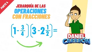 OPERACIONES COMBINADAS CON FRACCIONES Parte 4 - Super facil - Para principiantes