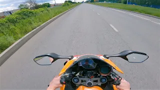 Honda CBR 1000 - POV Test Drive & Acceleration