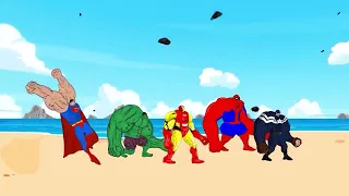 Liệu biệt đội siêu anh hùng có tiêu diệt được quái vật#superman #viral