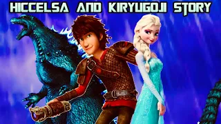 HiccElsa And KiryuGoji Story Part 6 Godzilla Comes Back To Hiccup,Elsa,Astrid,Toothless And Stoick