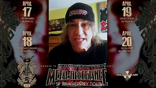 METAL ALLEGIANCE - 5th Anniversary Tour Steve "Zetro" Souza Invite (OFFICIAL TRAILER)