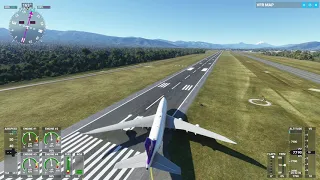 747 MSFS Flight to Brazil Crash on Takeoff