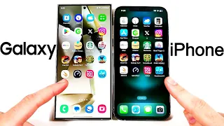 Samsung Galaxy S24 Ultra vs iPhone 12 Pro Max Speed Test