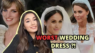 The most beautiful ROYAL WEDDING DRESSES: choose THE BEST