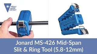 Jonard MS-426 Mid-Span Slit & Ring Tool (5.8-12mm) - Available from Fiber Optic Center