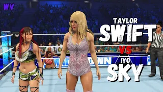 What If Taylor Swift vs Iyo Sky Happened | WWE 2K23 Full Match