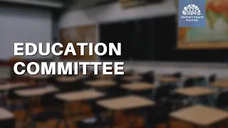 Committee for Education Meeting, Wednesday 01 September 2021
