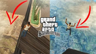 Jumping Off The Highest Tower in GTA San Andreas! (No Parachute | Height 11,500 Feet)