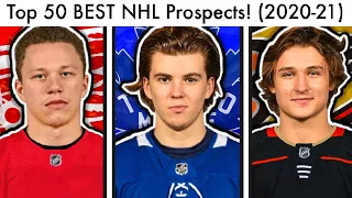 TOP 50 BEST NHL PROSPECTS! (Hockey Prospect Rankings & Zegras/Raymond/Niemela/Cozens Draft 2020-21)