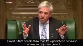 Speaker John Bercow Tells Off MPs During Spending Review