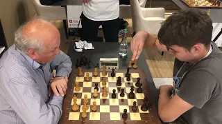 Олександр Бєлявський GM, SLO- Даниїл Мосесов IM, UKR. Saint Charbel Chess Cup’23.