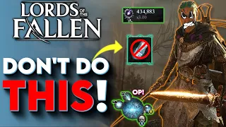 5 MAJOR MISTAKES To Avoid In Lords Of The Fallen! - (Lords Of The Fallen Tips And Tricks)