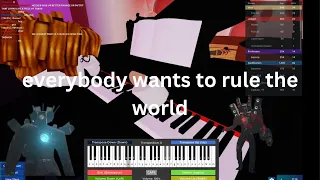 Everybody wants to rule the world (sheets in desc) roblox got talent