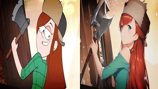 ПЕРСОНАЖИ ИЗ GRAVITY FALLS В НЕЙРОСЕТИ #1 👁👁