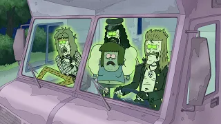 Regular Show - Muscle Man And Hi Five Ghost VS The Haunted Ghosts