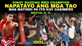 Napatayo ang mga Tao sa Ginawa ng Bagong Pinoy Champion Matindi pa kay Casimero