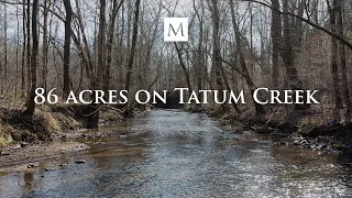 Peaceful farm on Tatum Creek