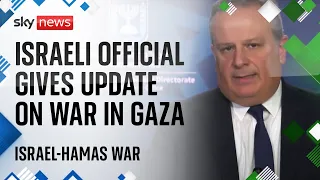 Watch Live: Israeli Government Spokesperson David Mencer gives an update on the war in Gaza