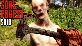 Sons of The Forest Gameplay Deutsch SOLO #02 - Neu MEGA starke Axt