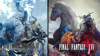 Final Fantasy 7 Rebirth vs Final Fantasy 16 Summon Comparison 【4K60ᶠᵖˢ】