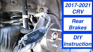 How to replace REAR Brakes | 2017-2021 Honda CRV