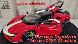 Bburago Signature - Ferrari SF90 Stradale - 1/18 Diecast
