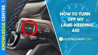 How do I turn my Lane Keeping Aid off?